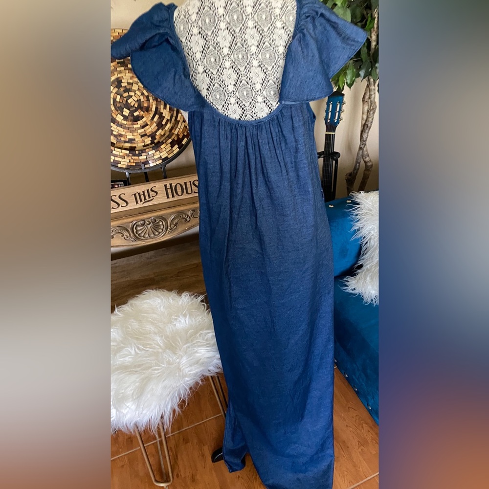 Chambray Maxi Dress - Picture 11 of 13